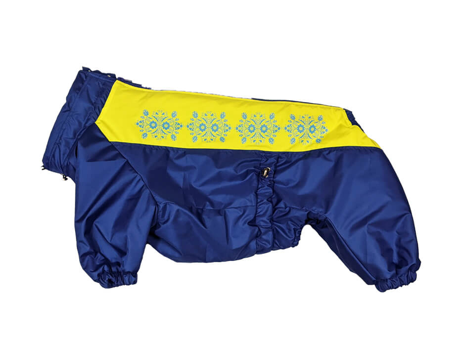 На фото комбинезон для собаки Украина